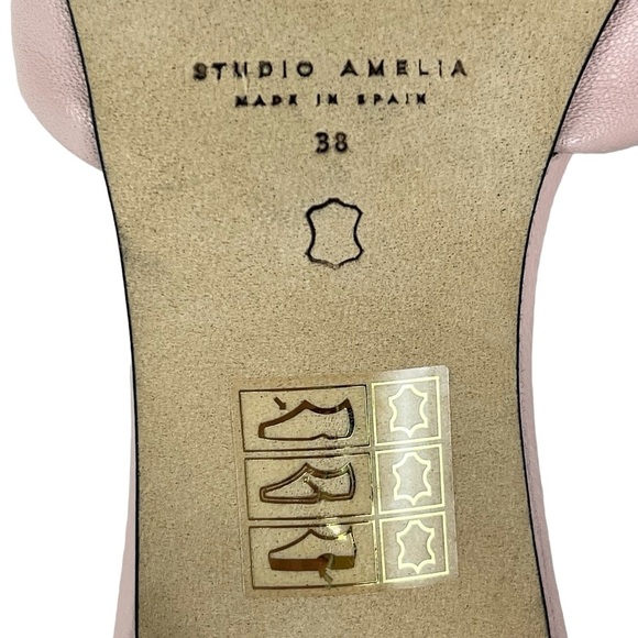 Studio Amelia Twisted Front 70 Heel Women's 38 in Rose - Picture 11 of 11
